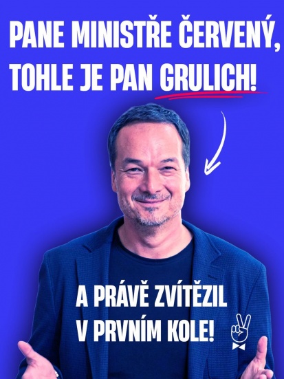 Člen a senátor TOP 09 Jan Grulich s „U“! Tak populární a oddaný svému regionu, že obhájil své křeslo na Rychnovsku 