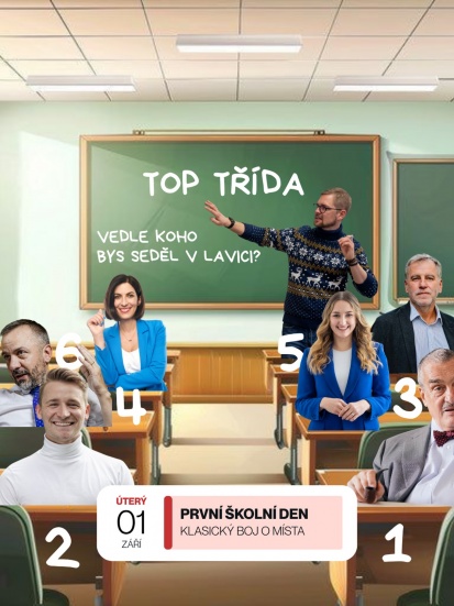 Friendly reminder: Doufám, že jste si dnes zabrali ta nejlepší místa ve třídě na nadcházející školní rok! 