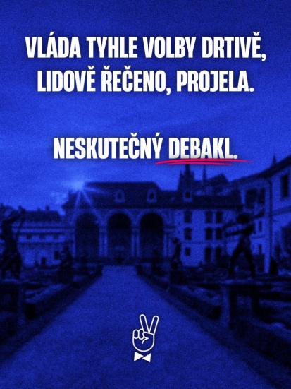 Tohle je jen začátek. Odstartovali jsme porážku této vlády i v příštích sněmovních volbách ✌️
