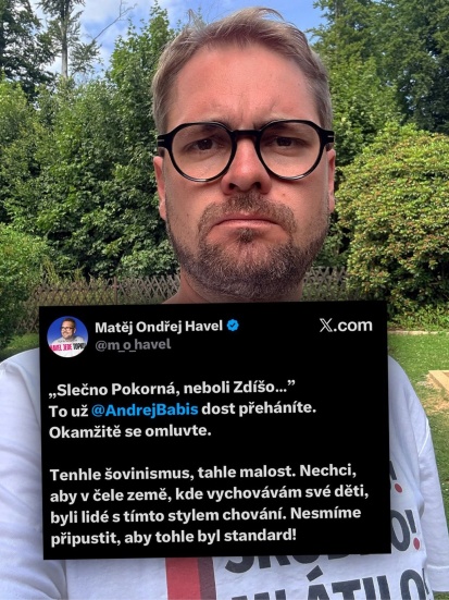 Už to fakt přeháníte, pane @andrejbabis!